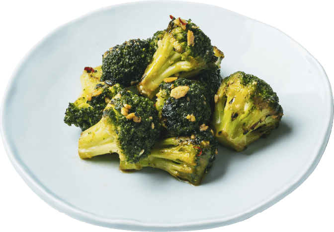 ハワイ・チャイナタウンのブロッコリーガーリック